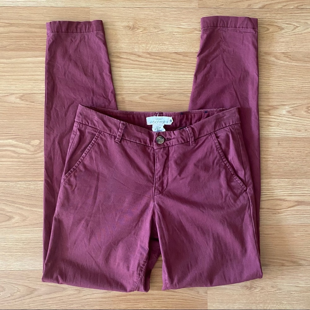Burgundy H&M Pants